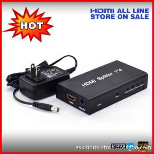 1*4 hdmi splitter to coaxial